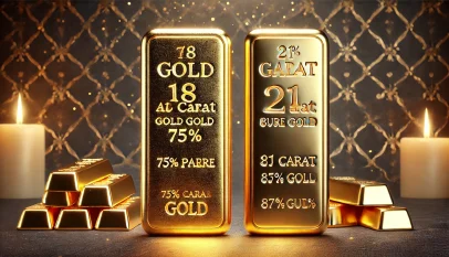 الفرق بين ذهب عيار 18 و21
