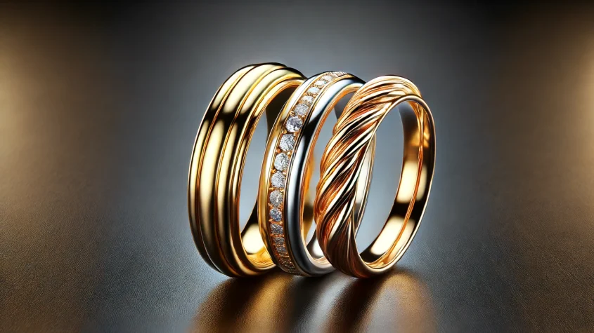 ما الفرق بين الذهب الأصفر والأبيض والوردي؟