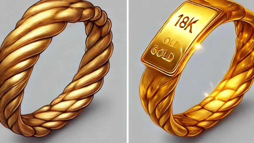 الفرق بين الذهب عيار 9 و 18