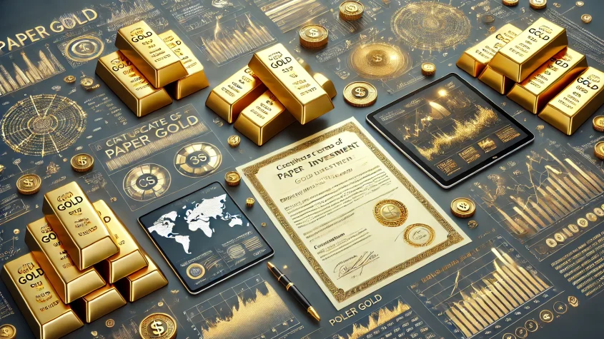 الذهب الورقي