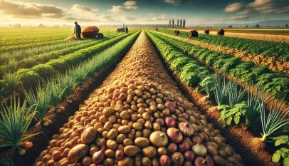 حقول البطاطس والبصل في مكناس