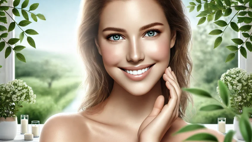 وجه بدون مكياج