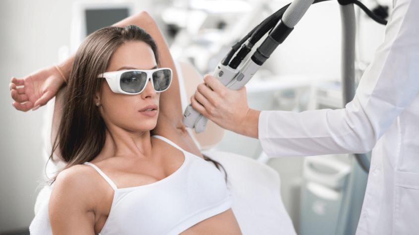 اضرار الليزر لازالة الشعر