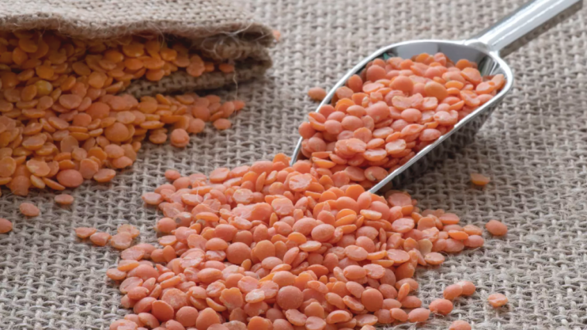 فوائد العدس الاحمر